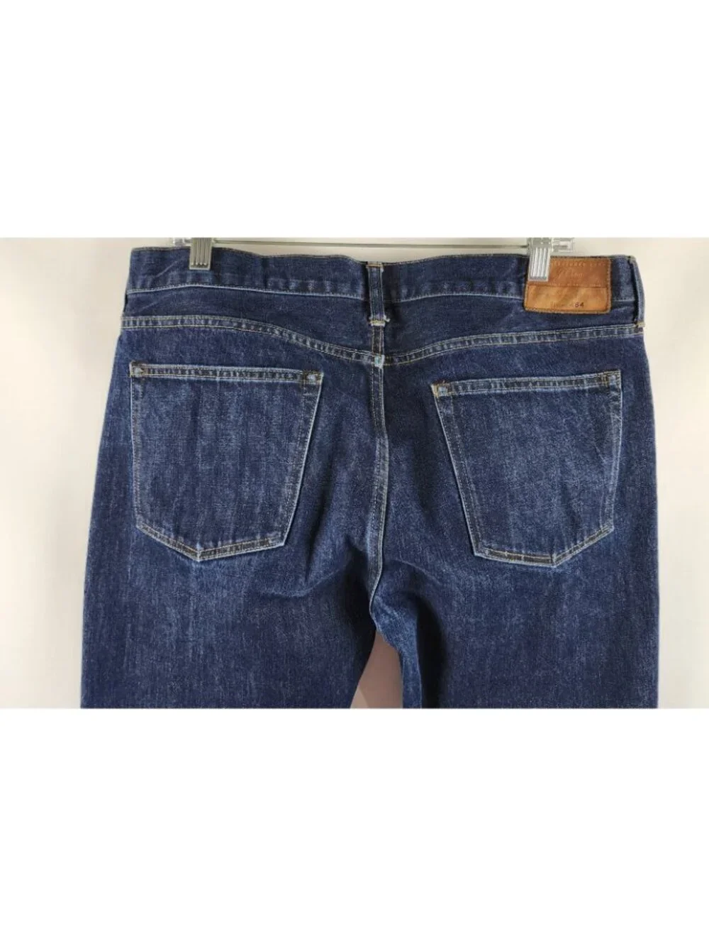J Crew Jeans Men 36x31 484 Blue Slim Straight Leg Denim